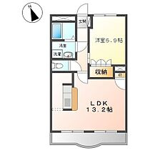 パロ・アルトA 106 ｜ 和歌山県和歌山市北島（賃貸アパート1LDK・1階・45.60㎡） その2