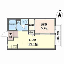 セフィラプラッツ 203 ｜ 和歌山県和歌山市松江中１丁目（賃貸アパート1LDK・2階・40.70㎡） その2