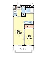 ＡＳＡマンション中之島 301 ｜ 和歌山県和歌山市中之島（賃貸マンション1LDK・3階・38.25㎡） その2