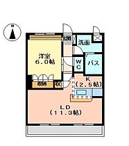 グランドアーネスト 203 ｜ 和歌山県和歌山市里（賃貸アパート1LDK・2階・45.30㎡） その2