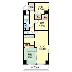 物件の間取り