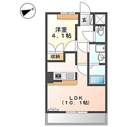 間取図画像 1LDK