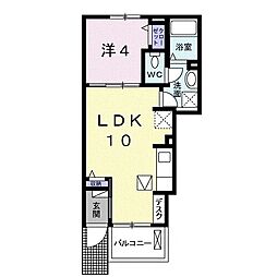 セボージャ 1LDKの間取図画像