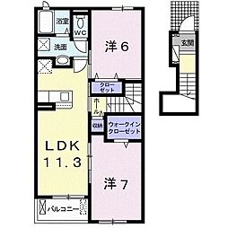 アヴェニールNISHIKI II 2階