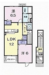 プランドール　3 2階