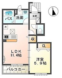 シャンピア 1階/105
