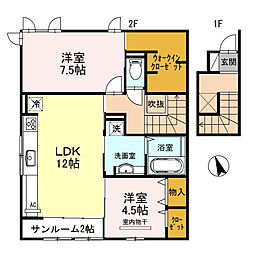D-roomシャルム B棟 2階