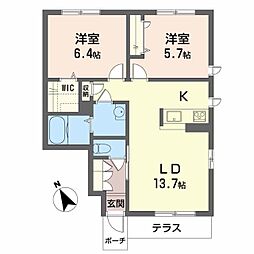シャーメゾンHANA 1階/102