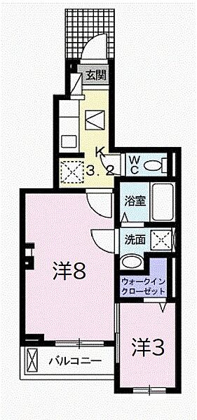 兵庫県姫路市御立中５丁目(賃貸アパート1K・1階・34.01㎡)の写真 その2