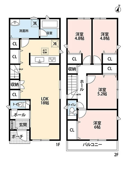 間取りを拡大表示