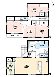 太宰府市高雄1期 2号棟 新築戸建