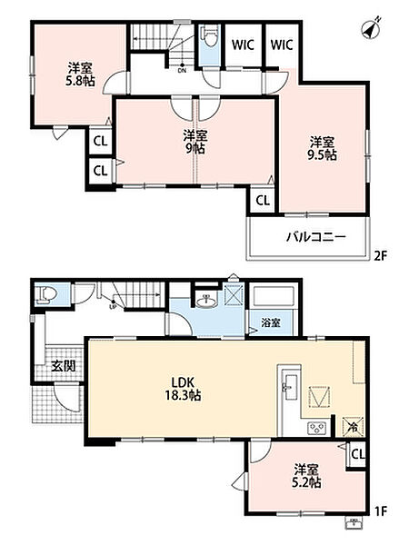 間取りを拡大表示