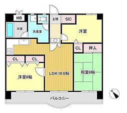 間取図画像 3LDK