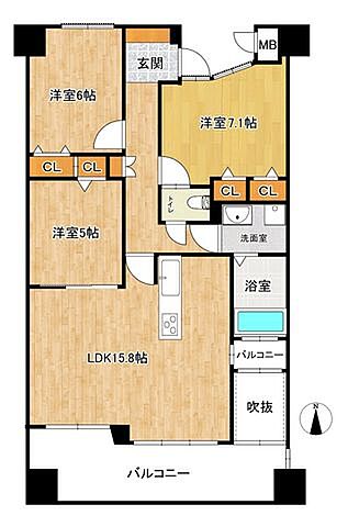 間取り 東峰マンション弥生が丘ステーションペサージュ 2階/-