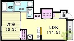 物件の間取り