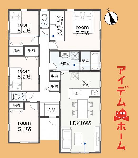 間取りを拡大表示