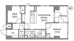MSR京都二条城 2階2LDKの間取り