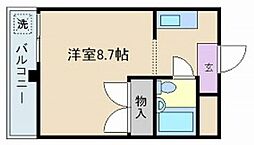 間取図画像 1K