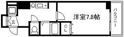スワンズ京都西陣 1Kの間取図画像