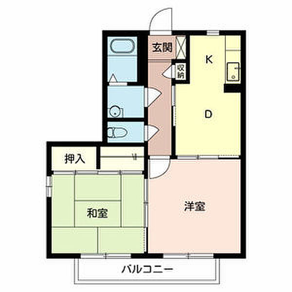 メゾンボナールD ｜大阪府堺市中区土塔町(賃貸アパート2DK・2階・48.21㎡)の写真 その2