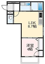 大阪府堺市西区浜寺諏訪森町中1丁（賃貸アパート1LDK・2階・31.15㎡） その2