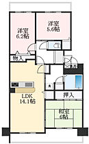 エバーランドシティ新泉北4番館  ｜ 大阪府和泉市室堂町（賃貸マンション3LDK・4階・70.22㎡） その2