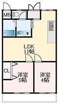 辰巳マンション  ｜ 大阪府堺市中区小阪341（賃貸マンション2LDK・4階・49.00㎡） その2