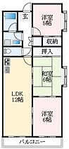 パストラル羽衣  ｜ 大阪府高石市東羽衣7丁目（賃貸マンション3LDK・5階・75.00㎡） その2