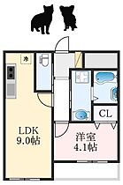 パールキャスト  ｜ 大阪府堺市中区八田北町（賃貸マンション1LDK・3階・33.51㎡） その2