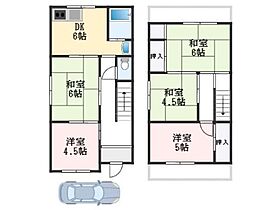 大阪府泉大津市二田町2丁目（賃貸一戸建5DK・1階・72.48㎡） その1