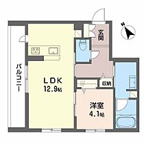 大阪府泉大津市二田町1丁目（賃貸マンション1LDK・2階・44.26㎡） その2