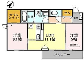 大阪府泉大津市昭和町（賃貸アパート2LDK・3階・55.15㎡） その2