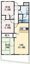 大阪府泉大津市寿町（賃貸マンション3LDK・3階・65.94㎡） その2