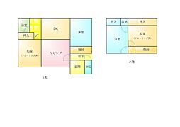 美唄市東明三条1丁目戸建 1階4LDKの間取り