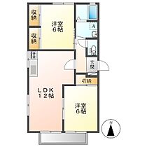 楠小路C  ｜ 岡山県総社市中央3丁目（賃貸アパート2LDK・2階・55.58㎡） その2