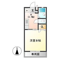 エスポワール都IIＤ  ｜ 岡山県倉敷市大島（賃貸アパート1K・1階・26.49㎡） その2