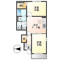 ブリアンＨＭ　Ｂ  ｜ 岡山県総社市総社3丁目（賃貸アパート2DK・1階・45.34㎡） その2