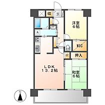 サンルーフパークマンション  ｜ 岡山県倉敷市水江（賃貸マンション2LDK・7階・60.33㎡） その2