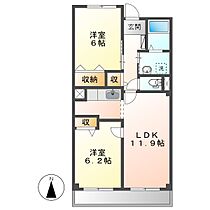 岡山県総社市中央5丁目（賃貸アパート2LDK・2階・55.08㎡） その2