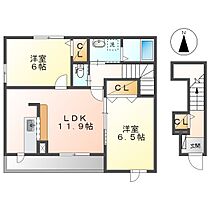 岡山県総社市地頭片山（賃貸アパート2LDK・2階・60.33㎡） その2