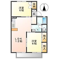 セジュール城之内Ａ  ｜ 岡山県倉敷市平田（賃貸アパート2LDK・2階・53.00㎡） その2