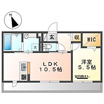 岡山県倉敷市白楽町（賃貸アパート1LDK・3階・41.75㎡） その2