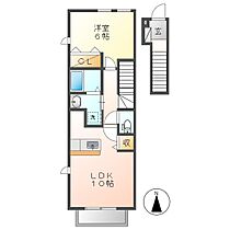 岡山県総社市真壁（賃貸アパート1LDK・2階・42.37㎡） その2