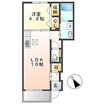 レンテン　ローズ  ｜ 岡山県倉敷市阿知1丁目（賃貸アパート1LDK・1階・37.76㎡） その2