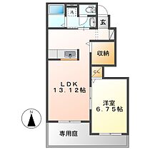 ガーデンハウスＣ  ｜ 岡山県倉敷市浜町1丁目（賃貸アパート1LDK・1階・46.16㎡） その2