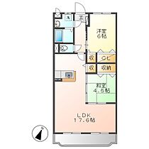 岡山県総社市中央5丁目（賃貸マンション2LDK・3階・64.41㎡） その2