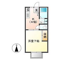 グリーンヒルズＣ  ｜ 岡山県倉敷市藤戸町天城（賃貸アパート1K・2階・27.08㎡） その2