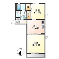 メイフラワーＡ  ｜ 岡山県倉敷市連島中央3丁目（賃貸アパート2DK・2階・48.73㎡） その2