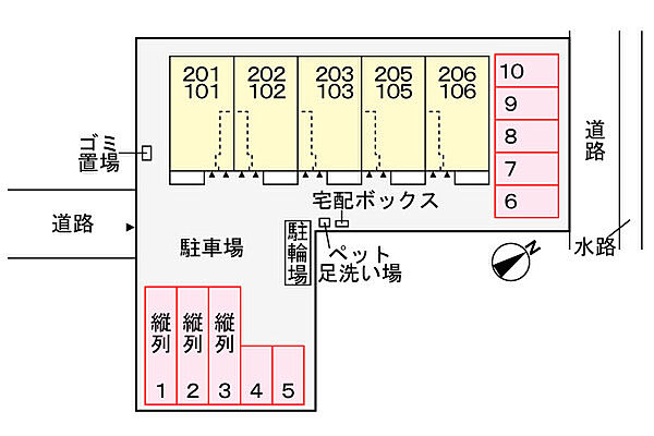 スペランツァII 101｜岡山県倉敷市連島町鶴新田(賃貸アパート1LDK・1階・43.61㎡)の写真 その15