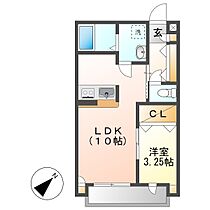 エスペランサ  ｜ 岡山県倉敷市連島町西之浦（賃貸アパート1LDK・2階・33.53㎡） その2